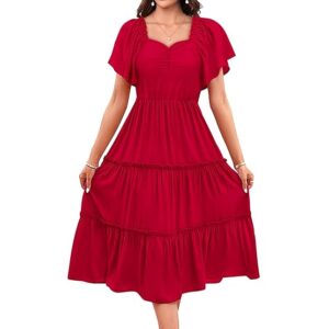 Toochki Dress for Women | Dresses for Women | Fit & Flare Dress | Anarkali Dress for Women | Midi Length Dress | Rayon Dresses | One Piece Dress for Women