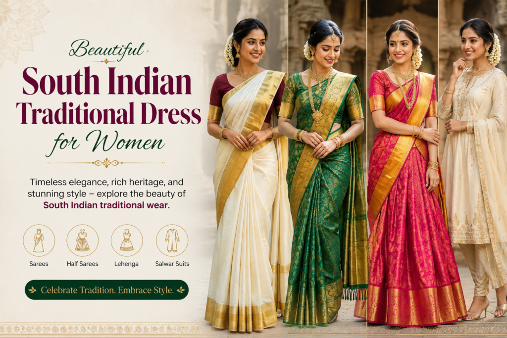 South Indian Traditional Dress for Women